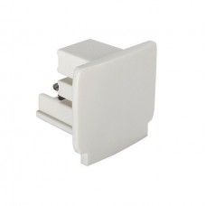 Τάπα Τέρματος Ράγας 4 Καλωδίων Λευκή 23-190